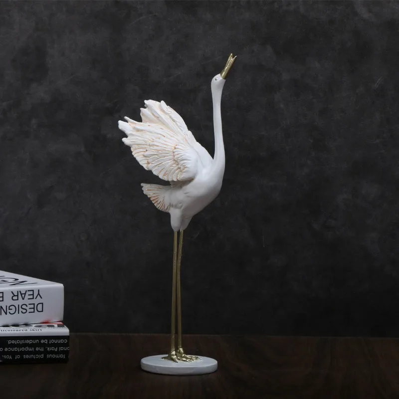 

Crane Ornaments, Interior Decoration, Home Decoration, Living Room, Study, TV Cabinet and Office Desk, Animal Statues