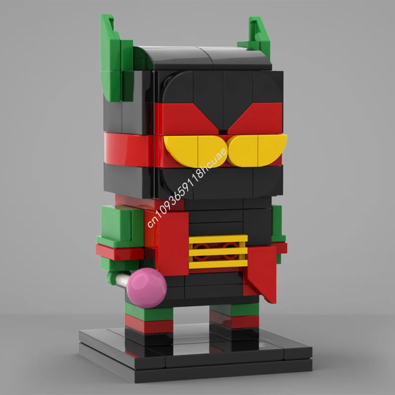 

115 шт. MOC Zool Amiga Коллекция Brickheadz Строительные блоки Логическое мышление Космическая воображение решает Рождественскую игрушку в подарок