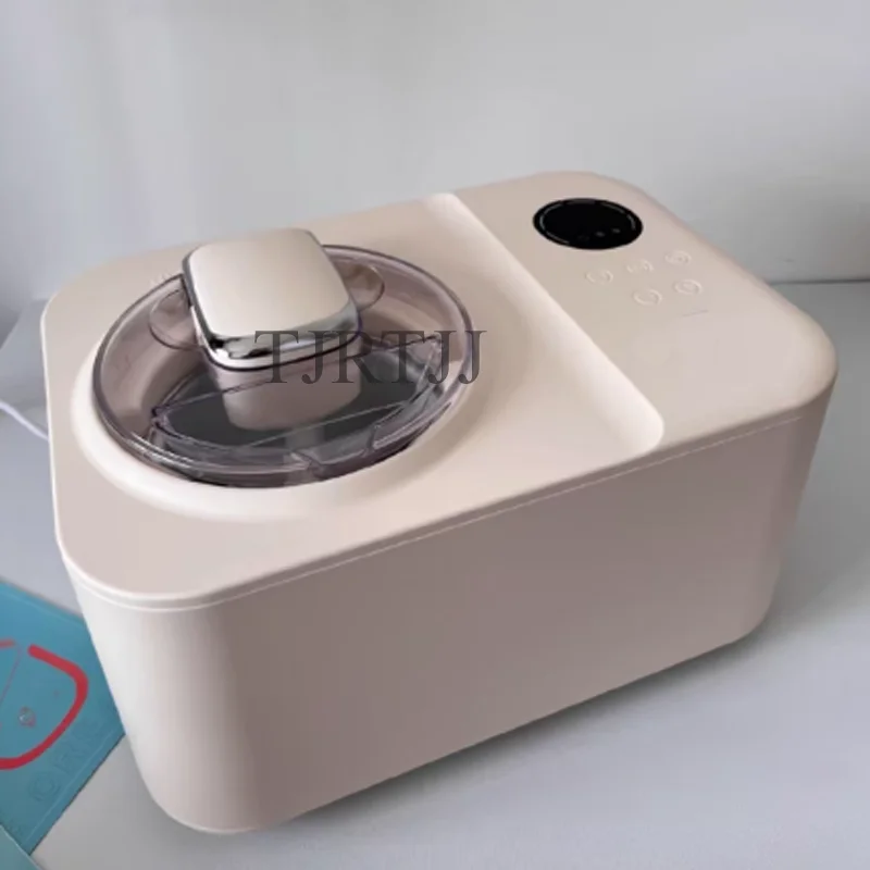 Electric Automatic Yogurt Function Mini Ice Cream Maker with Compressor Self Cooling Soft Serve for Household Use