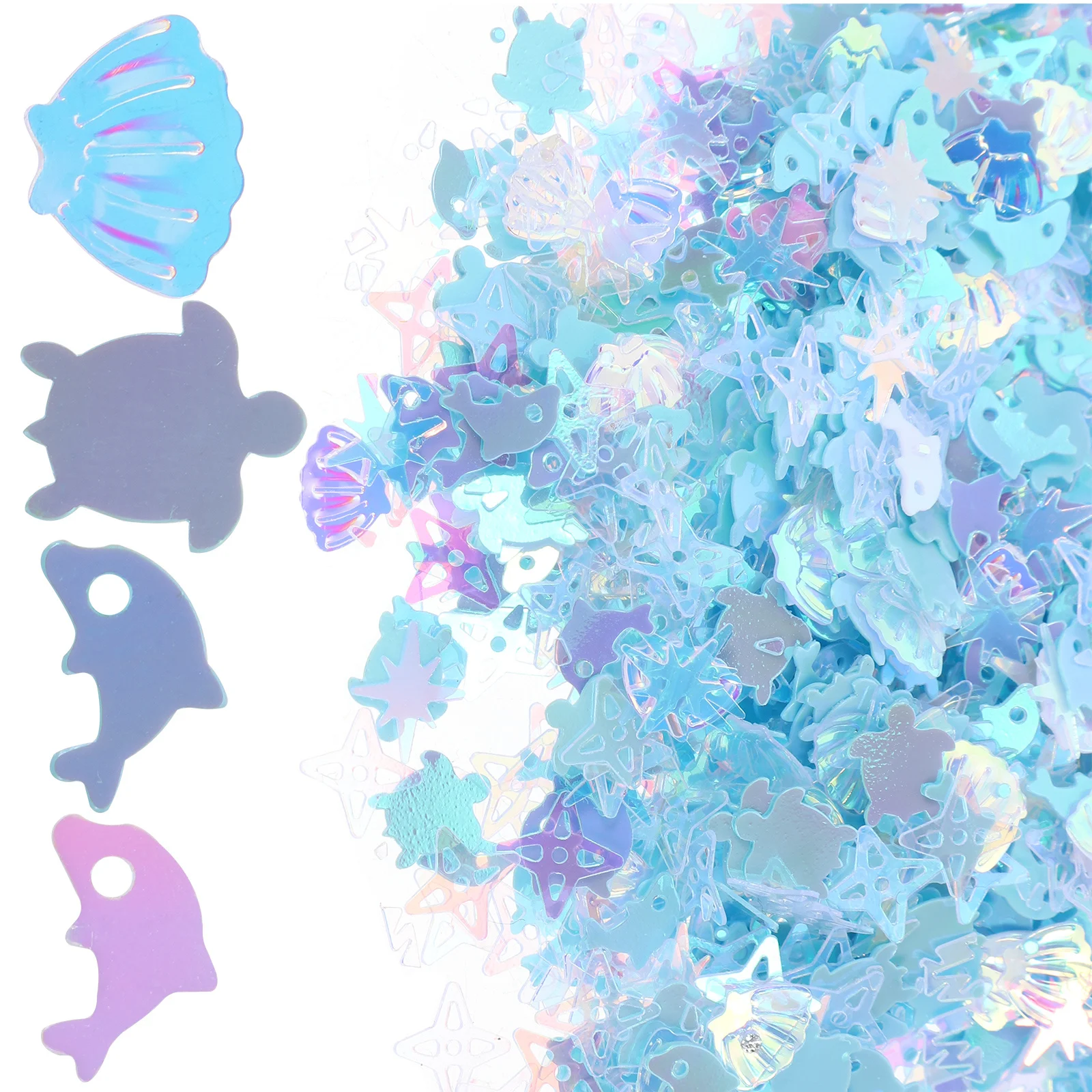 

Ultra-Thin Sequins Patches Charms Epoxy Crafts Decorative Fillers DIY Accessories Sea Theme Party Jewelry Making