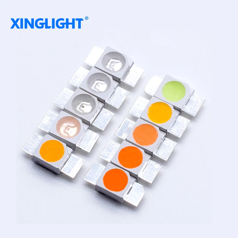

XINGLIGHT 100pcs High bright 6028 Reverse editing smd LED multiple colors electronic components led diode