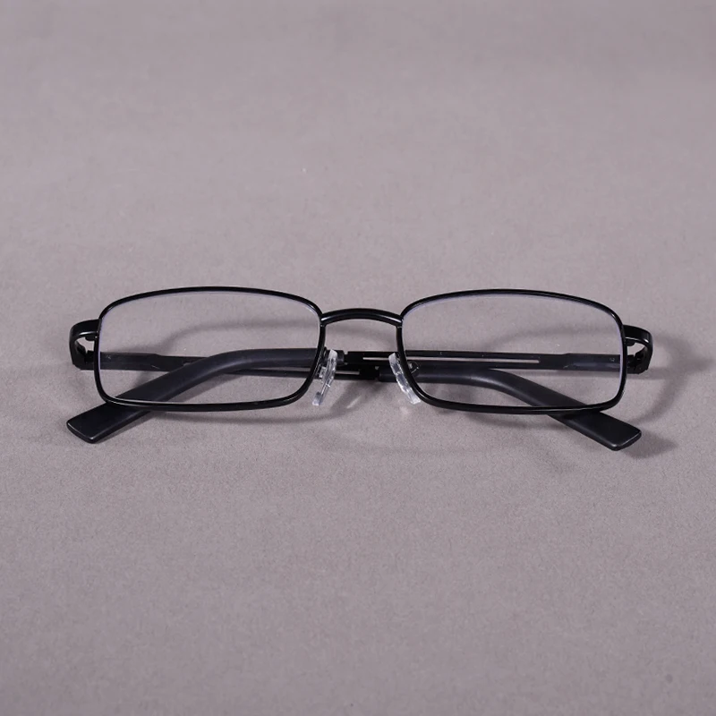 Hohe Qualität Edelstahl Lesebrille Männer Mode Presbyopie Brillen Business Hyperopie Anti Blaues Licht Brillen + 125 + 2 – Detail 17