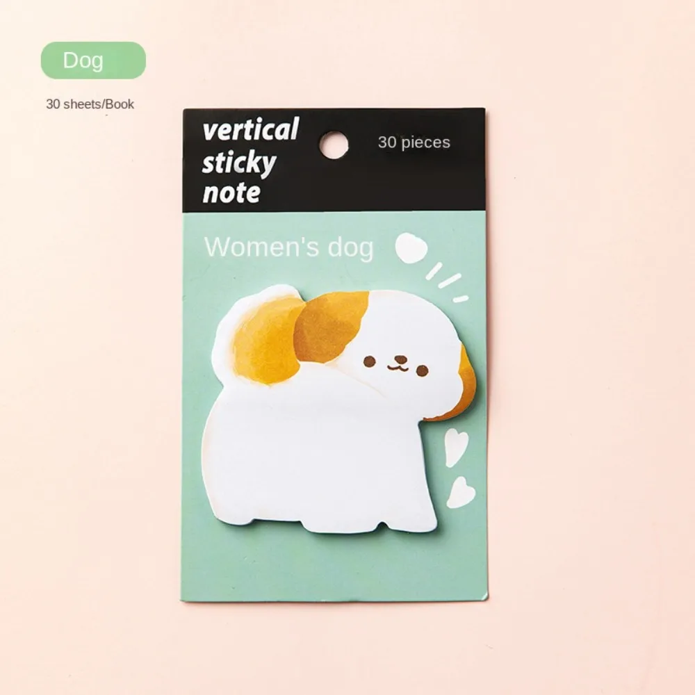 Kawaii Kawaii Message Paper, Posted Memo Pad, Animal Cartoon Notepad, Material Escolar