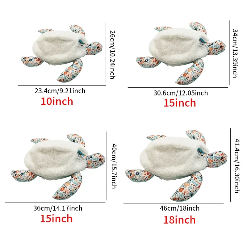 NUBECOM 9PCS Turtle Making Acrylic Template Handcraft Decor Turtle Sewing Tool Templates DIY Doll Quilting Handmade Stencils