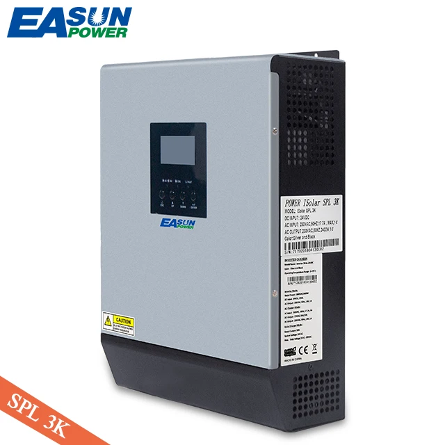 EASUN POWER-onduleur solaire hybride 24V, 220V, 3kW, avec batterie, pour le prix de la maison