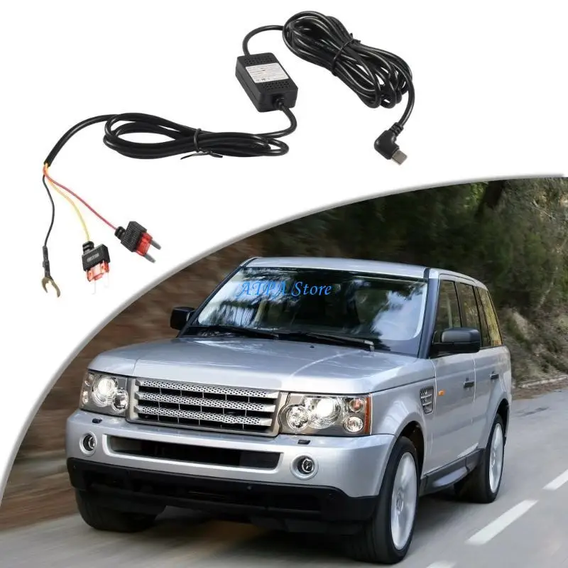 

U13C Waterproof 12V/24V to 5V Converter Direct Current Step Down Cable Power Adapter with Fuses Low Voltages Protections