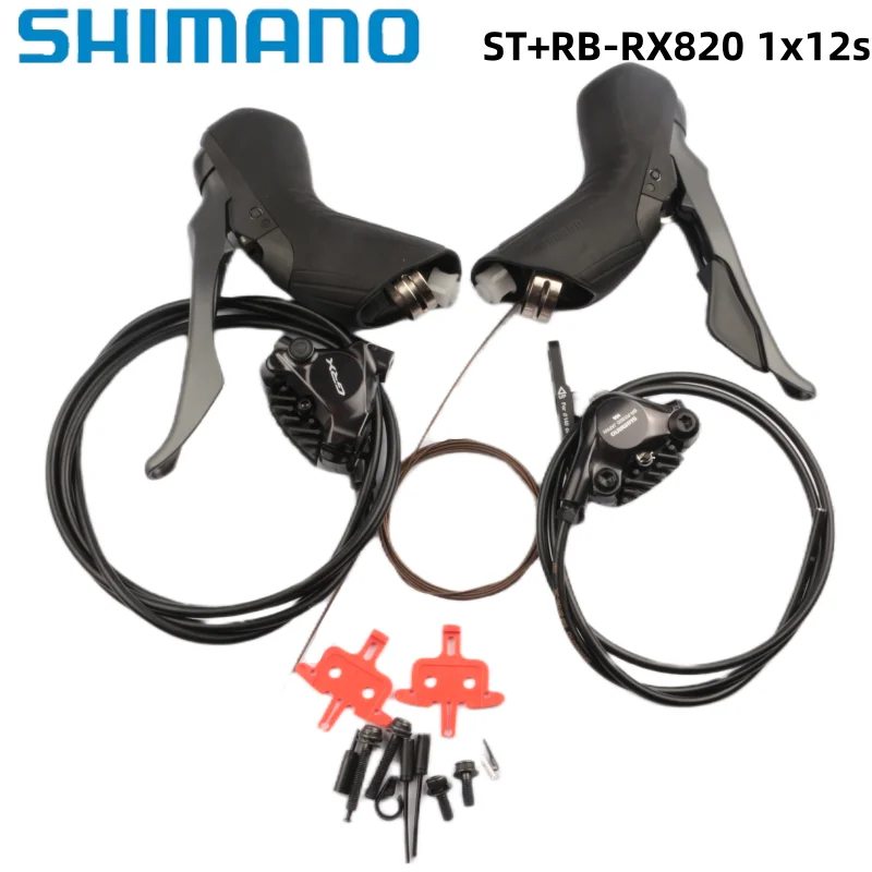 

Shimano GRX ST-RX820 Hydraulic Disc Brake Dual Control BR-RX820 Caliper 1x12s Bicycle Accessories Original