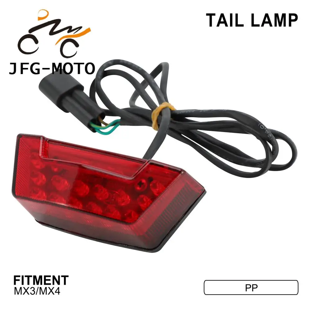 

Motorcycles Accessories Rear Tail Lamp PP Rear Signal Stop Light Lamp Integrated For Talaria Sting MX3 MX4 MX 3 4 Electric Bike