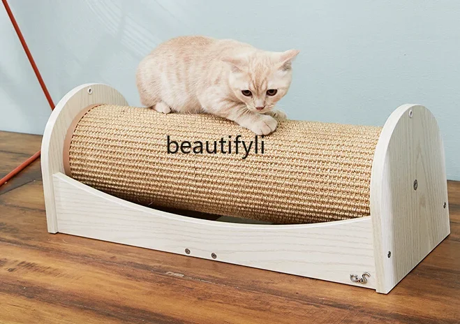 Vertical Flat Dual-Use Scratching Pole Cat Scratch Board Scratching Board Large Sisal Cat Toy