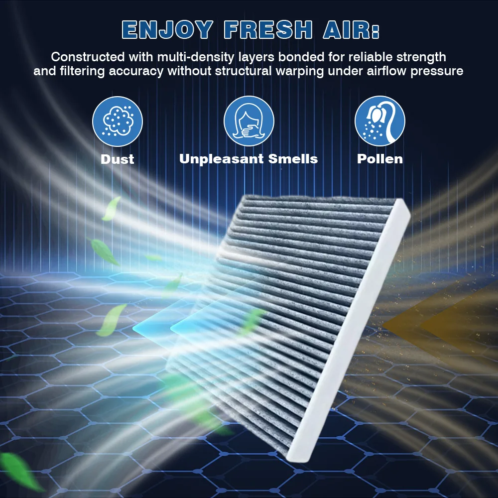 Car Cabin Air Filter Activated Carbon for BYD Yuan Up Atto 2 S1 Pro 2024 2025 2026 - Image 2