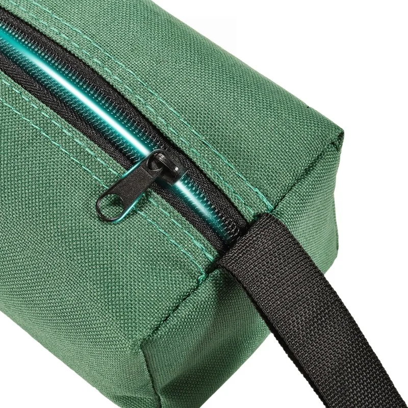 Borsa per attrezzi manuali Borsa per attrezzi piccola in tela Oxford Viti Chiodi Punta da trapano Borsa per organizer per parti metalliche Custodia portatile con cerniera