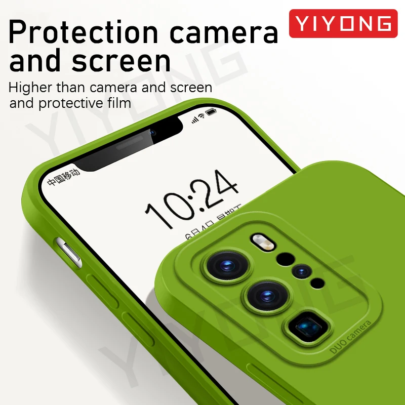 P40 Pro Case YIYONG Silky Soft Liquid Silicone Cover For Huawei P40 P30 Lite P20 Pro Plus P30Pro P30Lite P40Pro Phone Cases