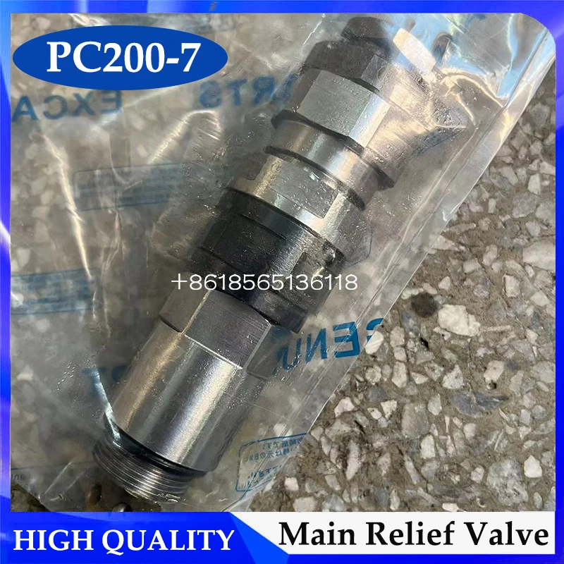 

Excavator PC200-7 PC220-7 Main Relief Valve 723-40-90100 723-40-90200 723-90-76101 for Komatsu Spare Parts