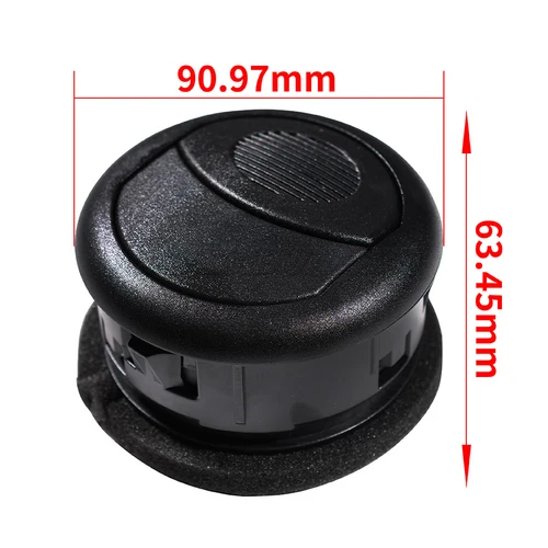 Imagen 2 del producto Nuevo 735461076 para Citroen Nemo Peugeot Bipper Fiat Fiorino tablero frontal ventilación lateral rejilla de calefacción de CA 735460869 accesorios de coche