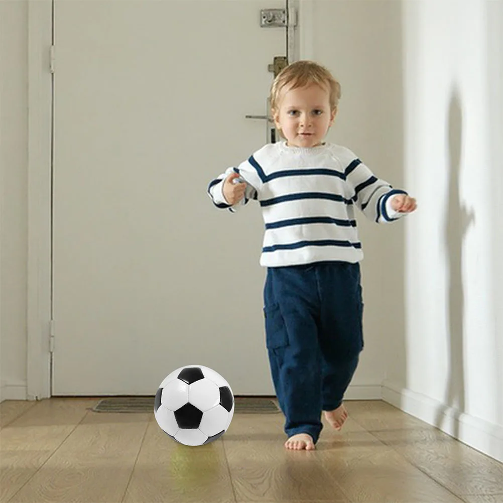 DIY グラフィティ サッカーボール 黒白 ミニ ソフトプラスチック 8インチ ペイント スポーツ パーティー デコレーション サッカーボール