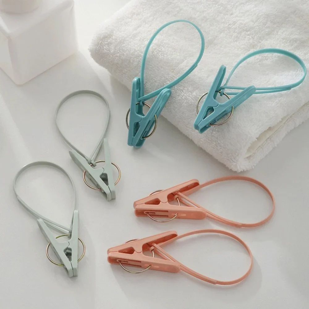 Plastic Laundry Clip Windproof Clothes Clips Pins Non-Slip Drying Clip Bra Socks Hanger Hook Quilt Clothing Hanging Clamp Pegs