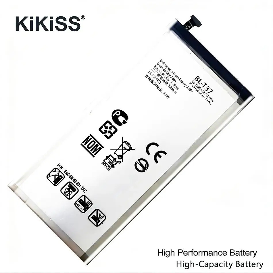 

Аккумулятор для мобильного телефона LG V40 ThinQ Q710 Q8 2018 (версия Q815L) с длительным сроком службы, 3300 мАч, высокоэффективный, BL-T37