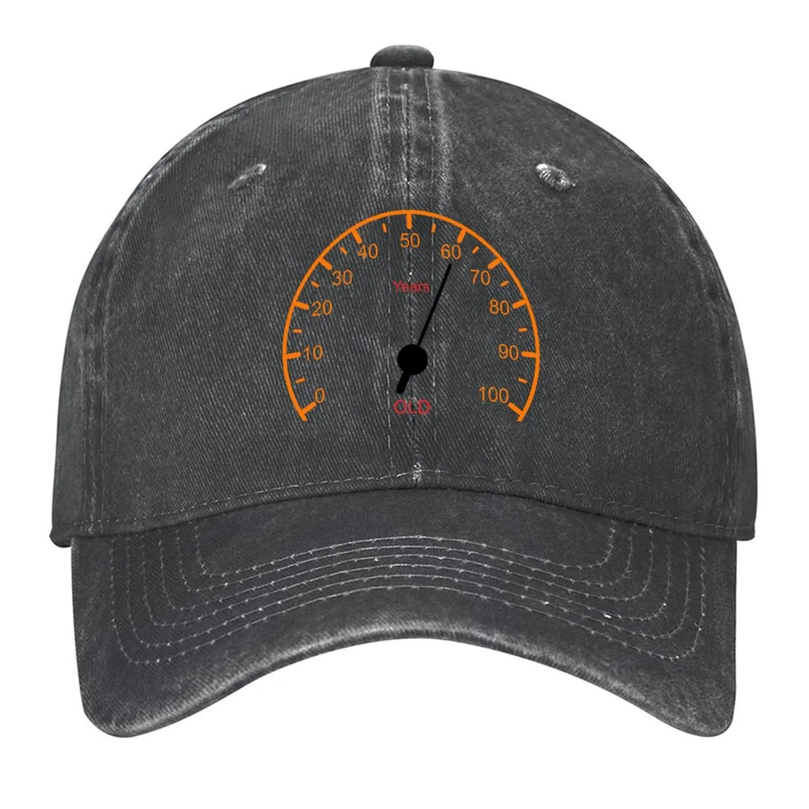

2026 60 Years Old Speedometer Baseball Cap |-F-| Winter Hats For Men Birthday Golf Hat Man Men Hats Women's