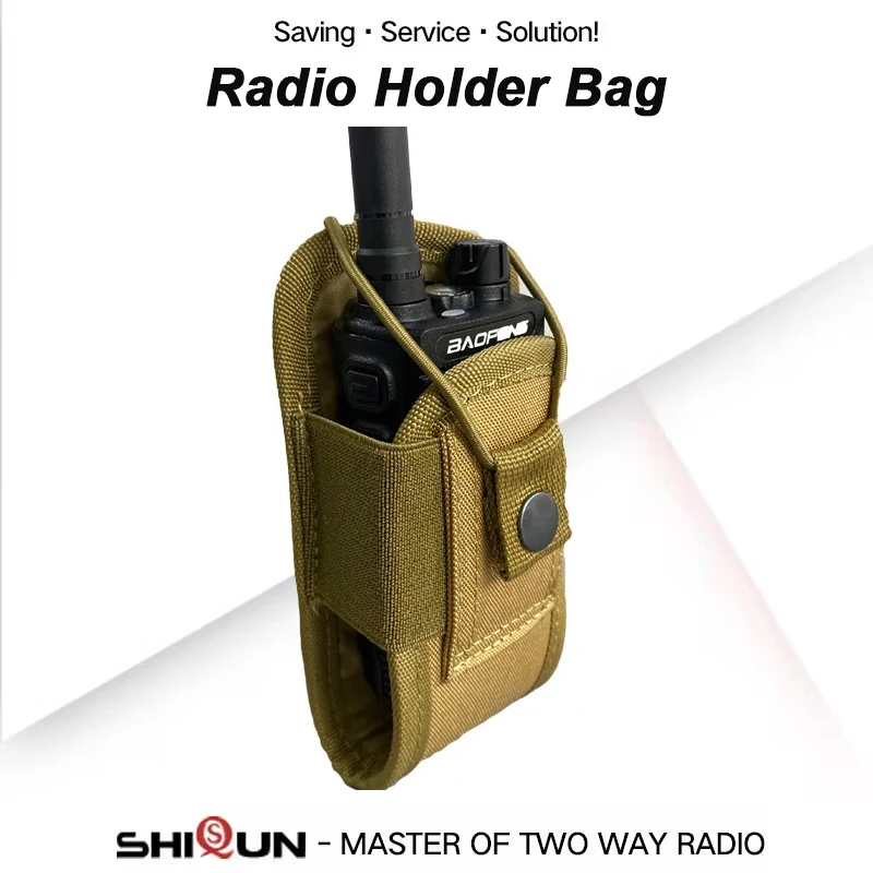 กระเป๋าคาดเอวกระเป๋าวิทยุสื่อสารแบบพกพา MSC 20H ยุทธวิธีพกพาได้กระเป๋าที่ใส่กระเป๋าวิทยุสมัครเล่นแบบพกพาอุปกรณ์เสริมวิทยุ5R