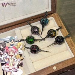 Anime Puella Magi Madoka Magica Cosplay Jewelry Necklace For Halloween Christmas Soul Gem Props Madoka Homura Gifts Customized