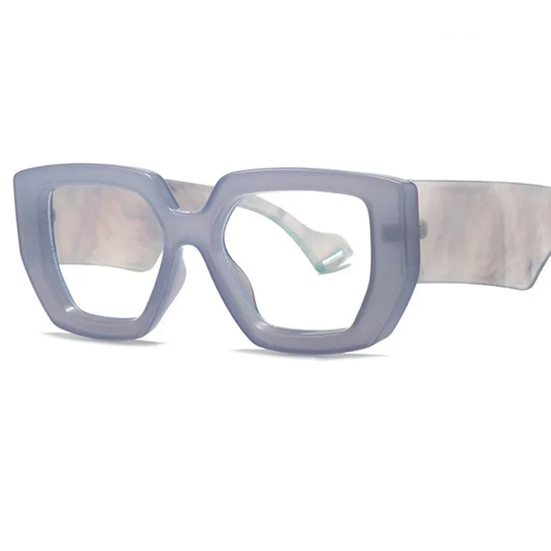Y2k Cool Handsome Square Glasses Unlimited Anti Blue Light Women's Decorative Clear Computer Glasses image 5