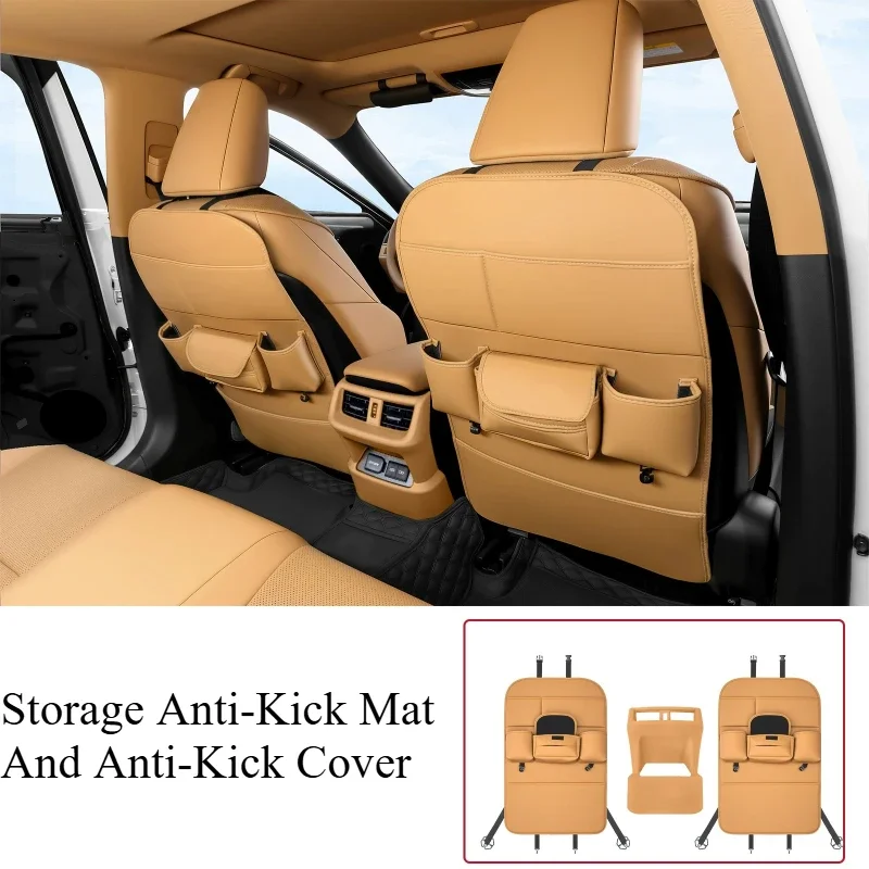 Anti-Kick Mat Protector Custom Precise Fit Interior Mod For Lexus ES200/ES260/ES300h 2018-2025 Multi-Function Full Wrap Seat