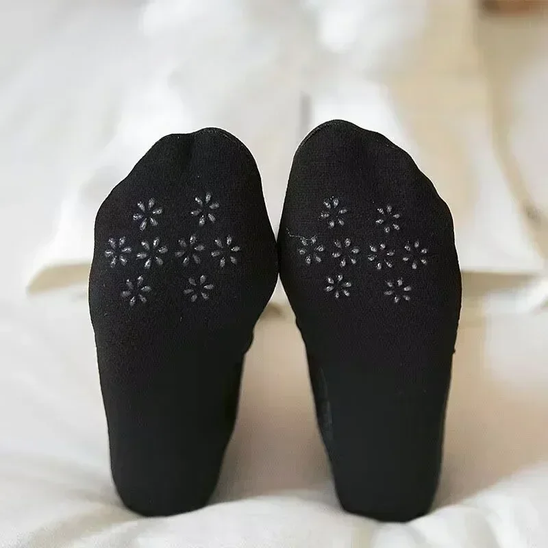 5 Pairs/Lot Socks Women Boat Socks Summer Breathable Silicone Non-slip Thin Invisible Ankle Sock Fashion Transparent Short Sox image 5