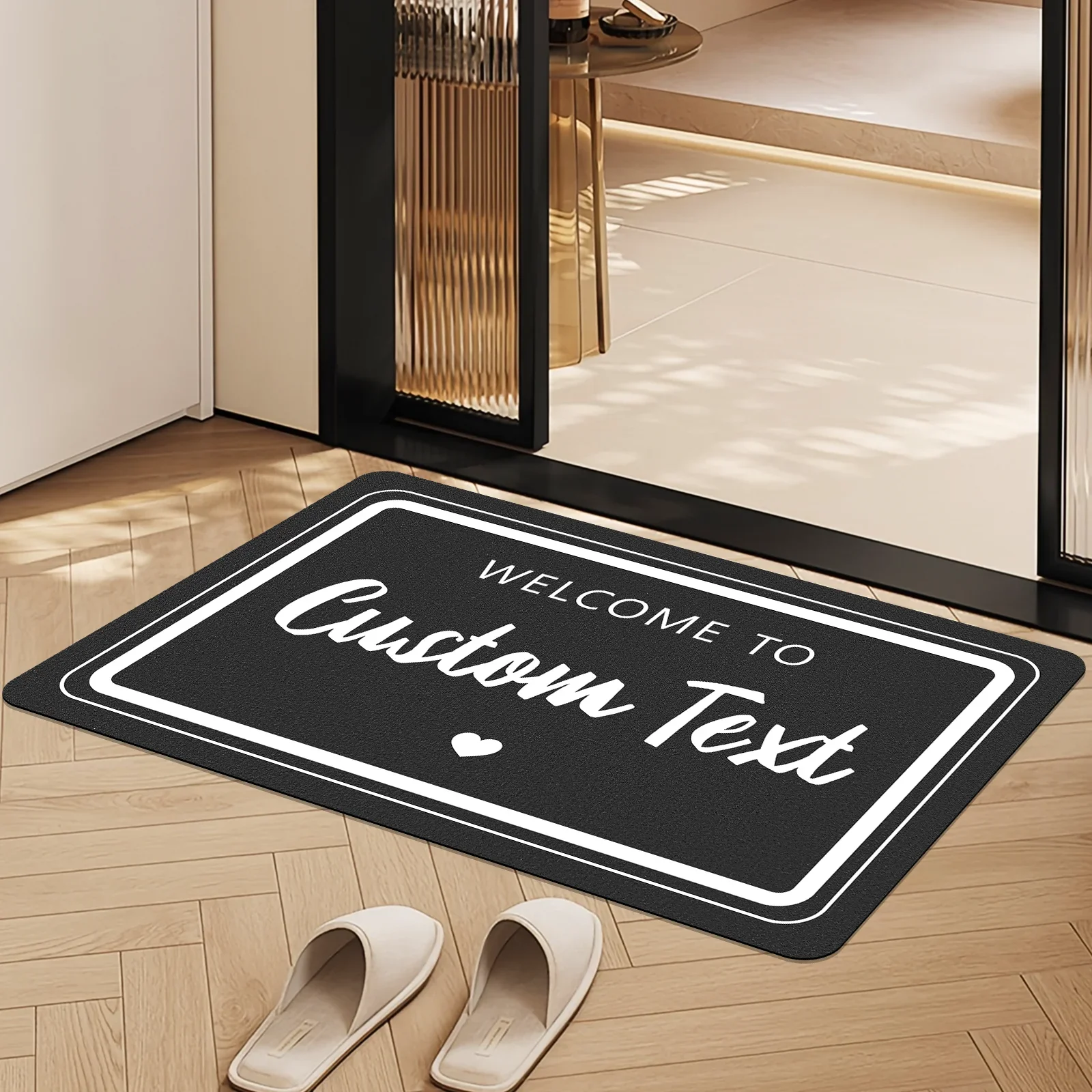 Personalized Doormat Custom Welcome Mat Unique Rug Carpet Front Door Customizable Indoor Outdoor Entryway Mat Carpet Home Decor