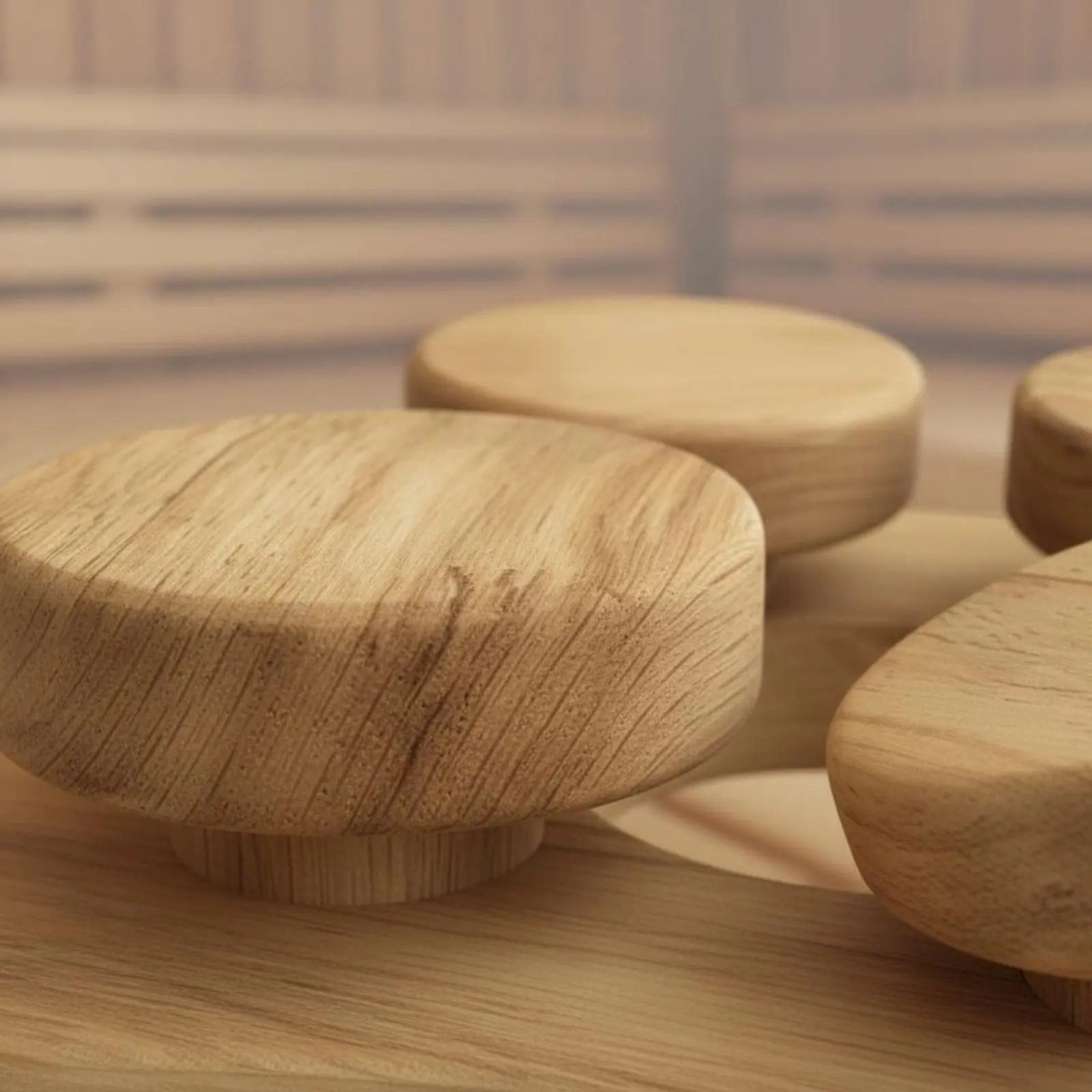 

Carbonized Oak Neck Rest Heat-Resistant Dry Steam Room Backrest Sauna Head Rest Ergonomic Wooden Sauna Pillow Sturdy