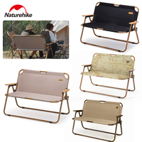 Naturehike Double Folding Chair 600D Outdoor Fishing Longue Armchair Backrest Camping Picnic Hiking Portable Seat Bearing 160kg