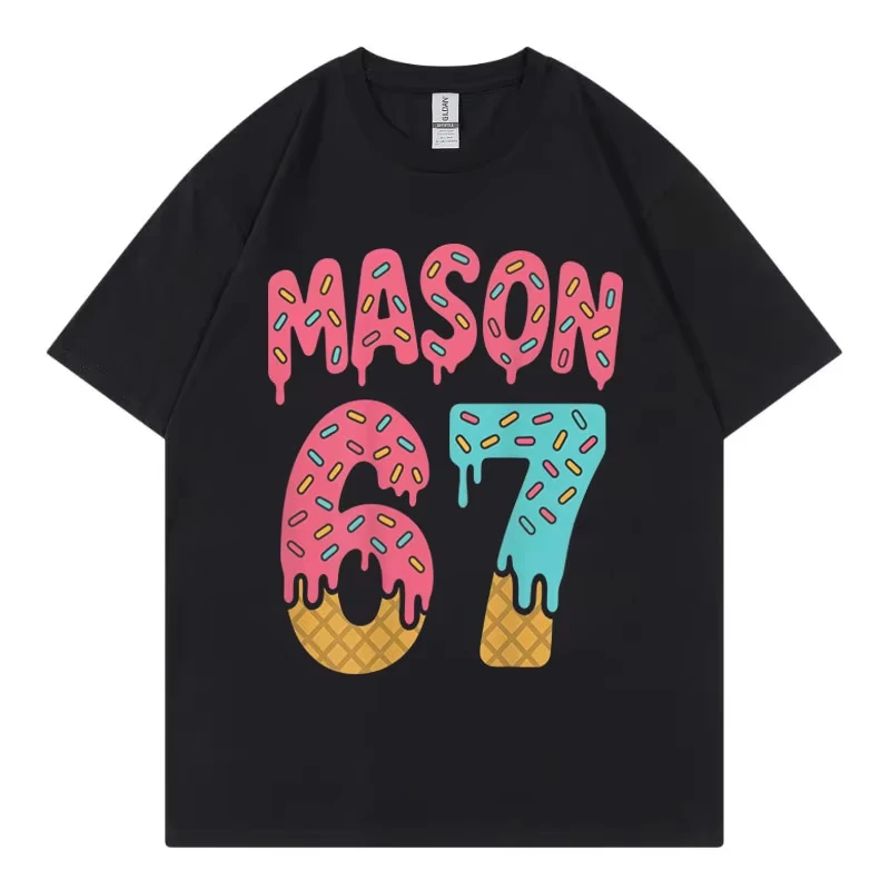 Lustiges Ice Cream Meme T-Shirt Mode Y2k Kleidung Kurzarm T-Shirts Hochwertige Baumwolle Übergroße T-Shirts Unisex Streetwear