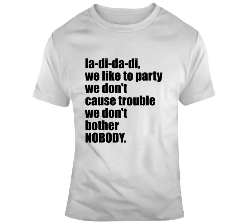 Ladidadi Rap Hip Hop Song Lyric T Shirt