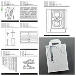 A7 Shoppingbag Metal Craft Cutting Dies DIY Scrapbooking Paper Diary Decoration Manual Handmade For 2025 Embossing Template New