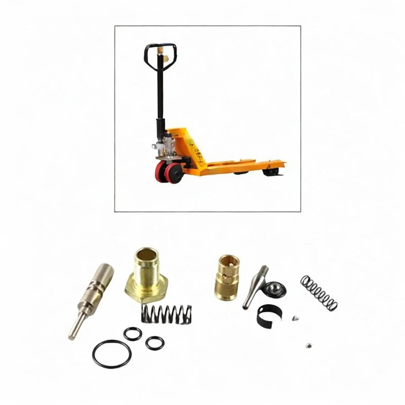 Hydraulic Hand Forklift Fittings Oil Pump Valve Manual Pallet Platform Trucks Accessories Repair Kit for Noblelift DF Series