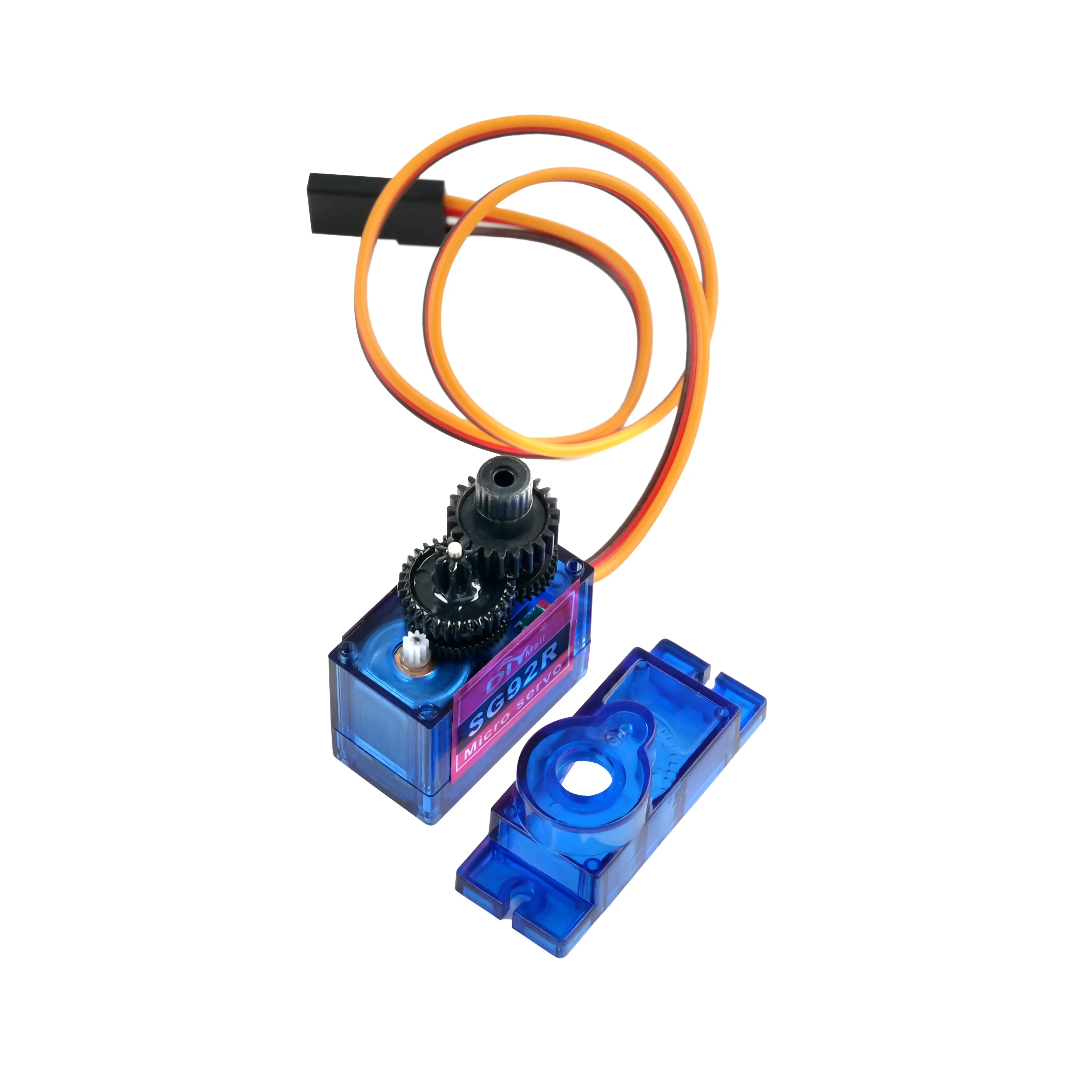 9g 4.8-6.0V SG92R Servo Plastic Gear Analog Steering Gear 180 270 Degree Angle Controllable 360 Degree Continuous Rotation