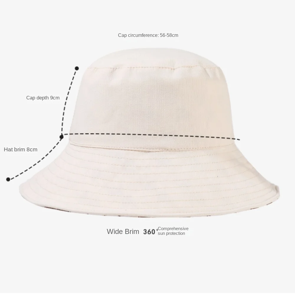 Windbreak Rope Sun Protection Hat Double Sided Wearing Big Brim Summer Cap Breathable Wear-resistant Fishermen Cap