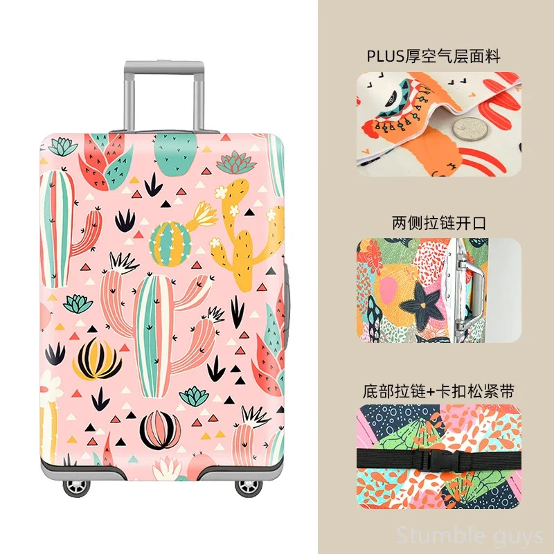 

Protective Elastic Anti-Dust Luggage Cover Durable Scratch-Resistant Suitcase Protector Essential Travel Accessory Luggage