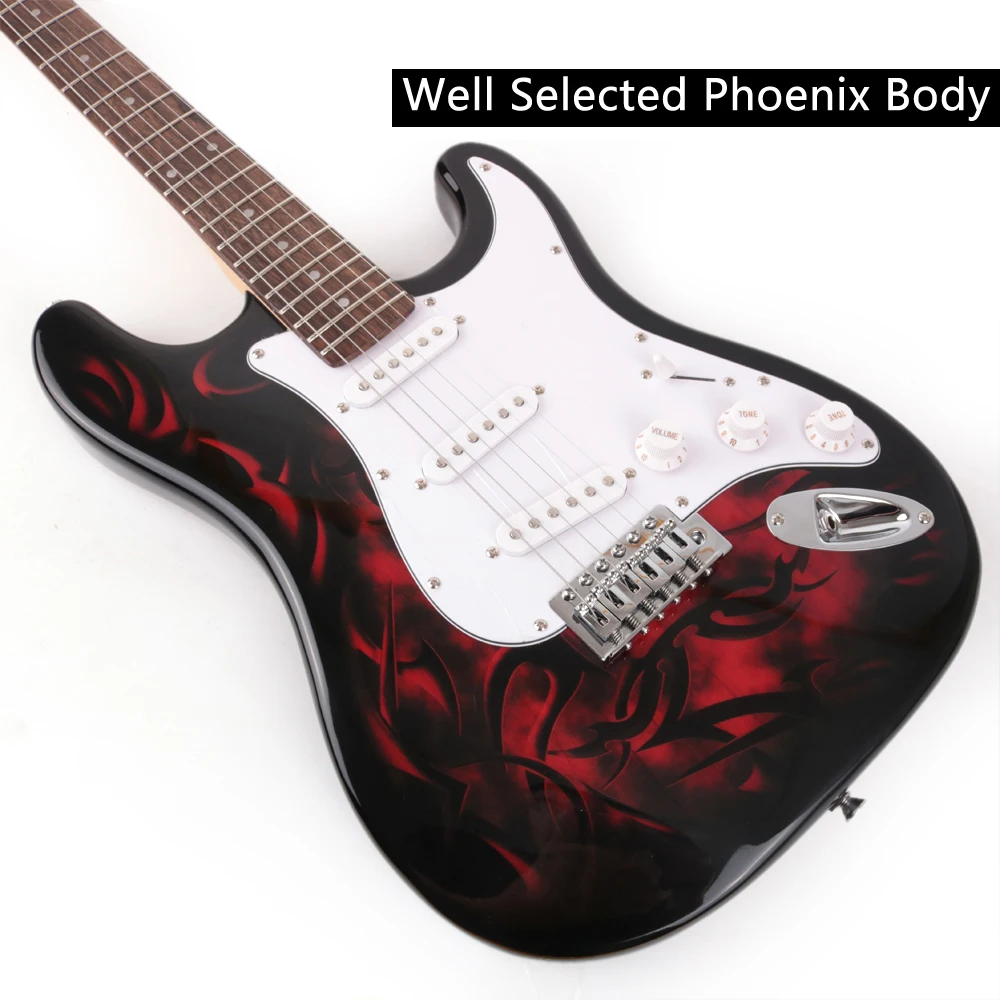 High quality  Pink Rock electric guitar electricas electro electrique guitare guiter guitarra gitar