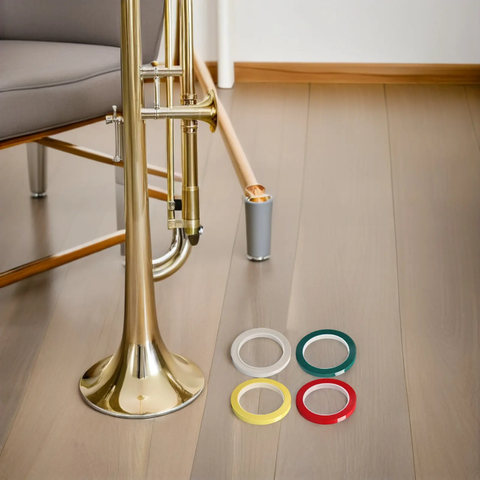 6pcs Violin Fingerboard Tape Colorful Fingering Guide For Beginners String Instrument Learning Cello Viola Accessory