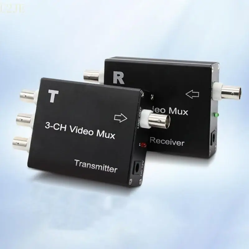 U2JE Video Multiplexer Distribution to Three Displays for Security Systems