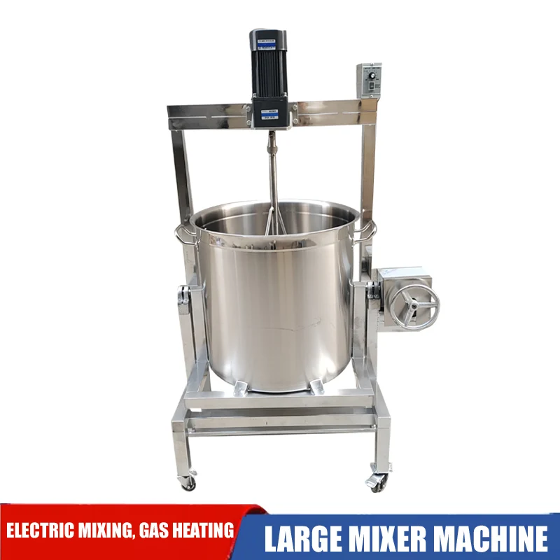 Frying Machine Commercial Automatic Stirring Sauce Bucket Stir Frying Sauce Hot Pot Material Chili Sauce Bean Mixer Machine