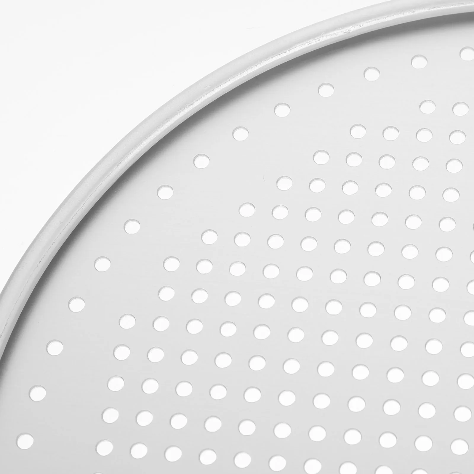 

1pc Round Pizza Pan for Oven Thickened Perforated Bakeware Aluminum Baking Tray Steamer Household Round Holes Pans