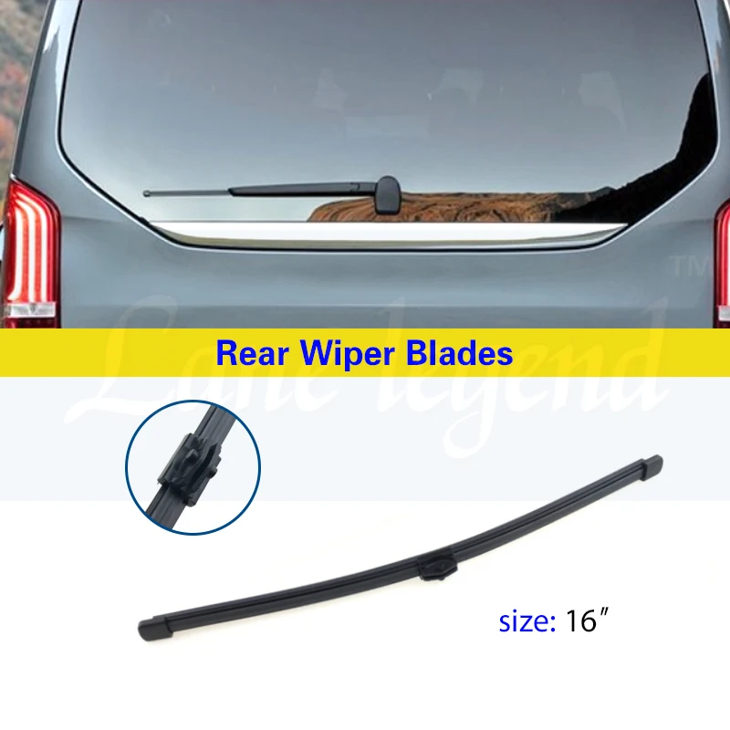 Araba ön arka silecek lastikleri Mercedes Benz Vito Wiper V Class W447 için Set 2014 - 2023 pencere cam cam aksesuarları