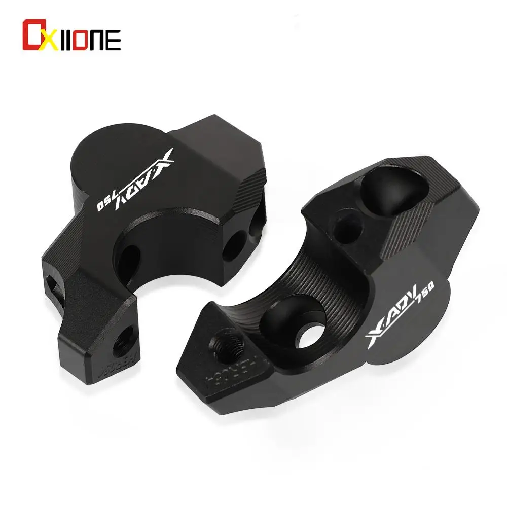รถจักรยานยนต์Handlebar Risers Clamp Mounting Mount Riser CNCอลูมิเนียมสําหรับHonda X-Adv 750 Xadv 750 2017 2018 2019 2020 2021 2022