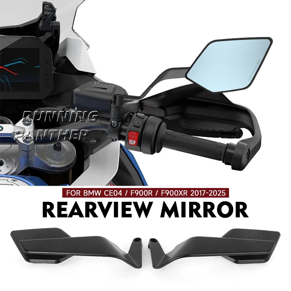 

Motorcycle Accessories For BMW CE 04 CE04 F900R F900XR F900 R F 900 XR Rearview Mirror Stealth Max Adjustable Winglet Mirror