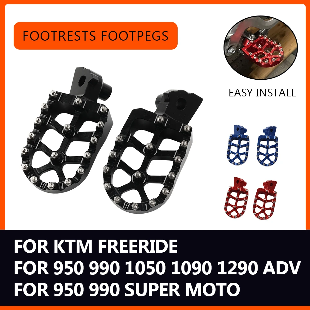 

Motorcycle Foot Pegs Footpeg Pedals FootRest For KTM FREERIDE 250 350 950 1050 1090 1190 ADVENTURE 990 MOTO 1290 SUPER ADV R S T