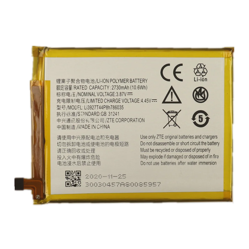 New Original Li3927T44P8h786035 Battery For ZTE Blade Z10 V8 BV0701 BV0721 BV0800 V7 Plus V770 Xiaoxian 4 BA910 A910 A522 Phone