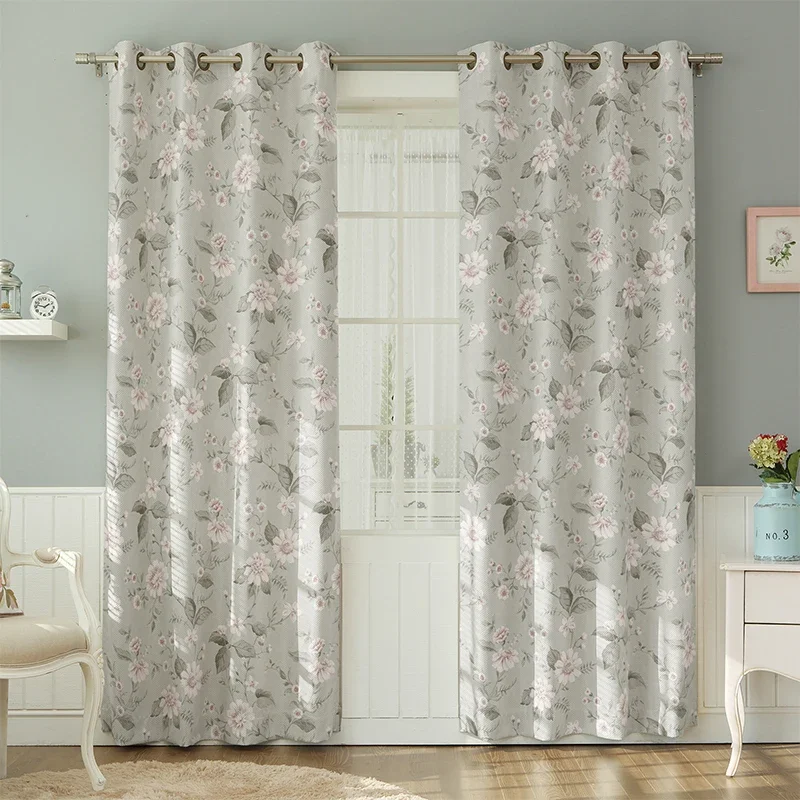 Customizable European Mediterranean Classic Fragmented Pattern Pastoral Fresh Hook Punching Simplicity