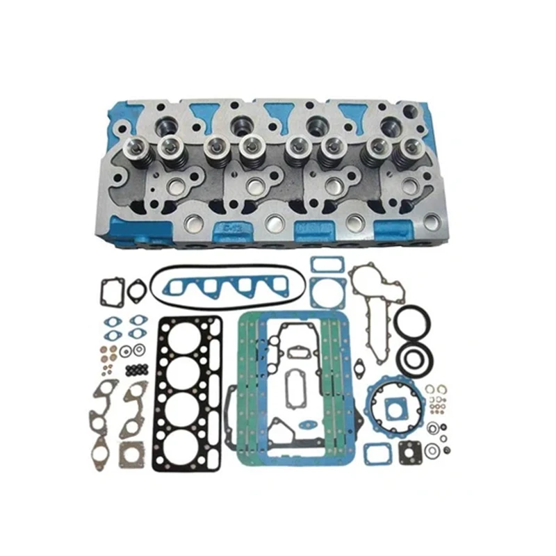 

Complete Cylinder Head 17345-03040 and Full Gasket Kits 07916-24305 for Kubota for Bobcat KX151 K101 L3350 231