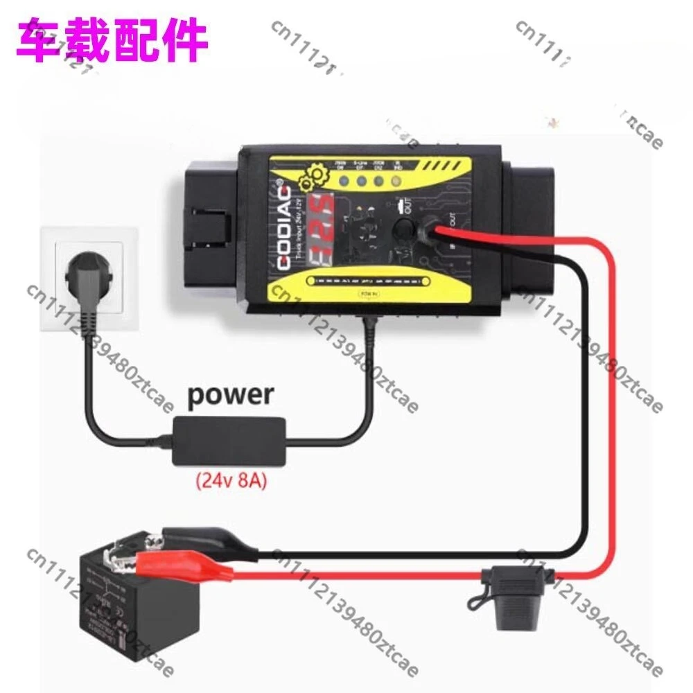 convertisseur-de-tension-24v-a-12v-adaptateur-d'alimentation-pour-diagnostic-de-camion-lourd-reducteur-de-tension-pour-camion-equipement-de-reparation
